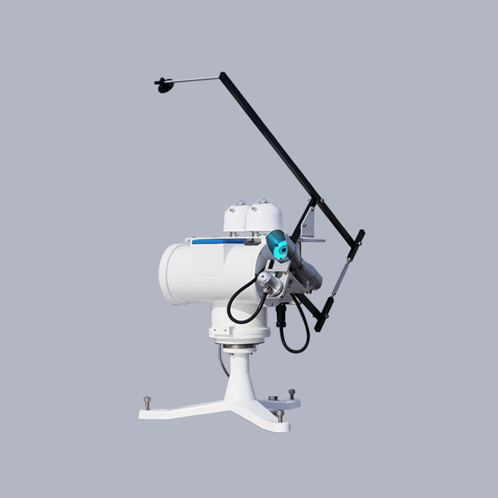 EKO STR-21G-SH2 Sun Tracker with dual-shading arms for advanced solar irradiance and DNI sensor mounting