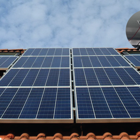 Heat Flux and Pyranometer used for PV monitoring